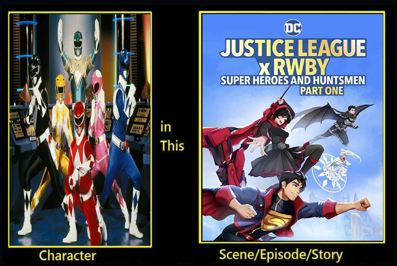 What if Power Rangers in Justice League x RWBY by MagicalKeyPizzaDan on ...