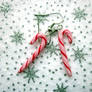 Candy Cane Earrings