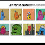 My Top 10 Favourite Mr. Men Show Characters