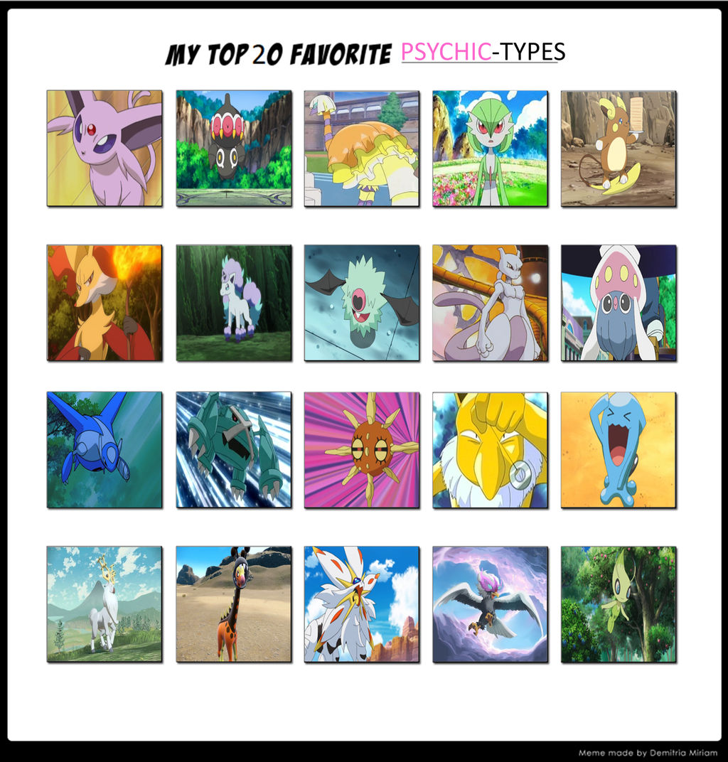 Metal Psychic Types All Psychic Pokemon Pokémon TCG Pocket: Psychic Type Pokémon Mass