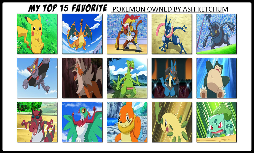 Melhores Pokémon do Ash Ketchum