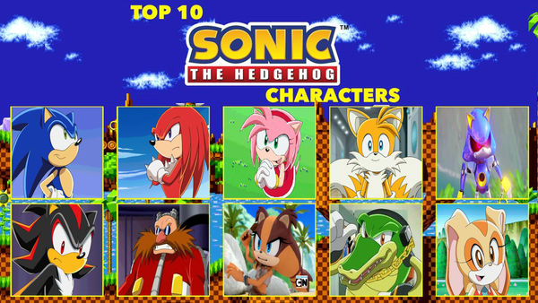 My Top 10 Favourite Sonic Characters by TheTrainMrMenPonyFan on DeviantArt