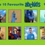 My Top 10 Favourite ABC For Kids Characters