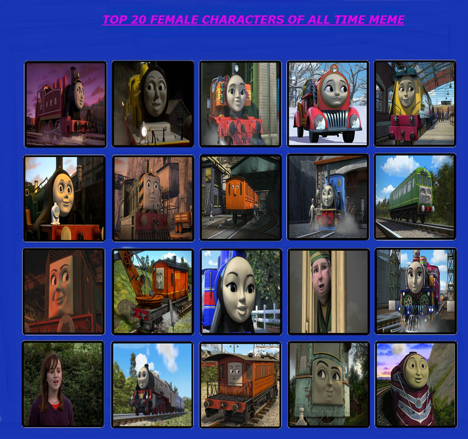 Top 20 Favourite Female Thomas Characters By TheTrainMrMenPonyFan On top-20-favourite-female-thomas-characters-by-thetrainmrmenponyfan-on
