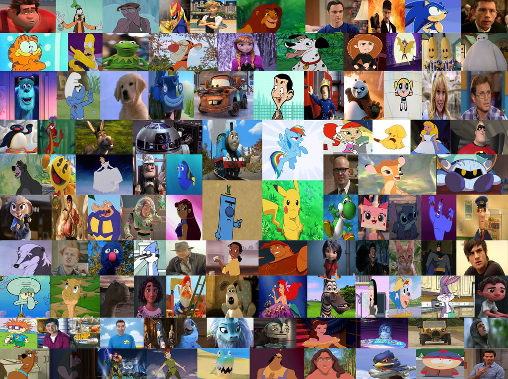 Characters Collages Deviantart Collage of My Favourite Characters by TheTrainMrMenPonyFan on DeviantArt