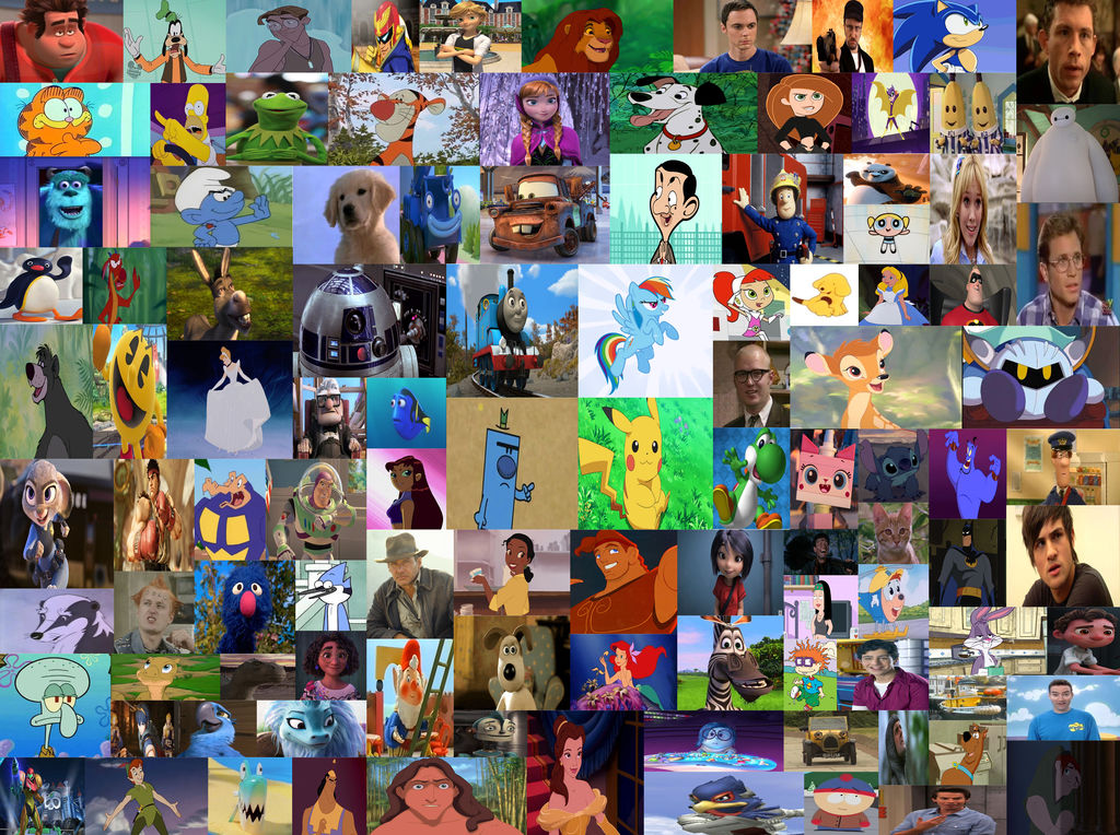 Characters Collages Deviantart Collage of My Favourite Characters by TheTrainMrMenPonyFan on DeviantArt