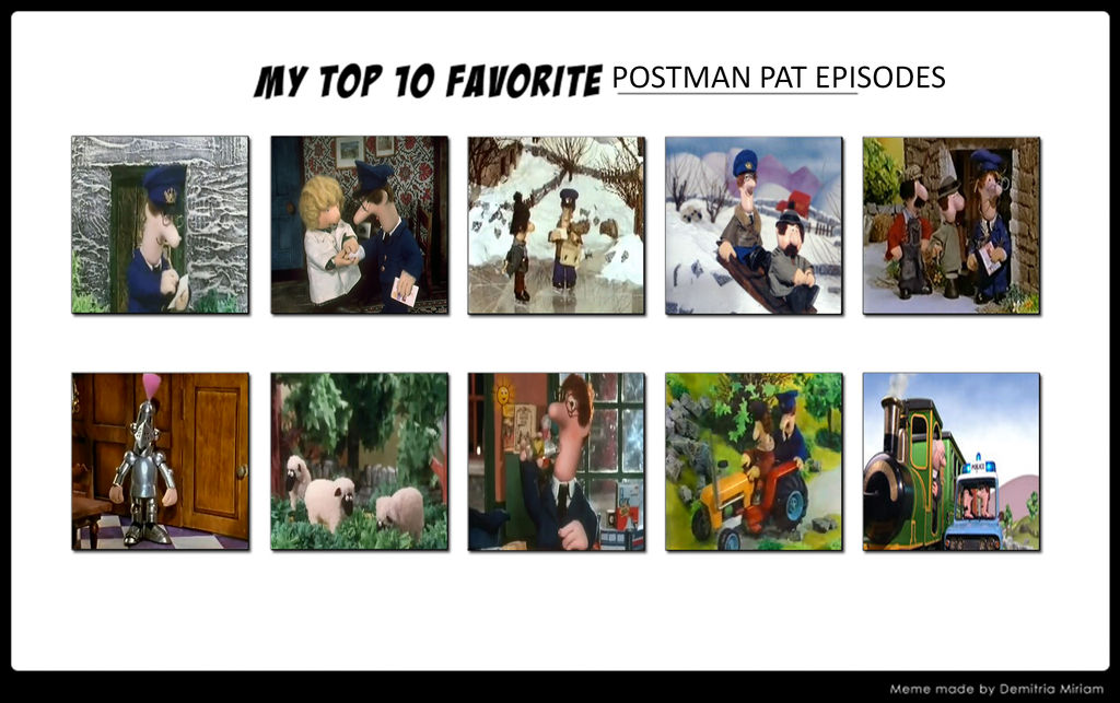 My Top 10 Favourite Postman Pat Episodes by TheTrainMrMenPonyFan on ...