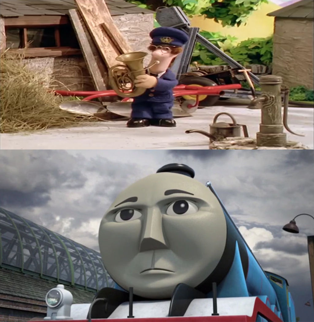 Postman Pat Ruins Gordon's Sleep by TheTrainMrMenPonyFan on DeviantArt