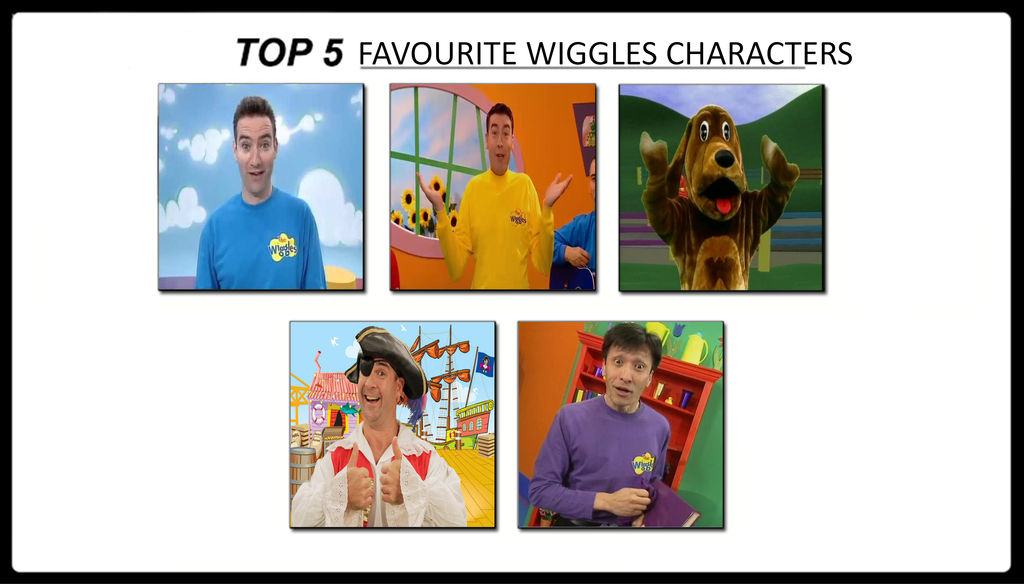My Top 5 Favourite Wiggles Characters by TheTrainMrMenPonyFan on DeviantArt