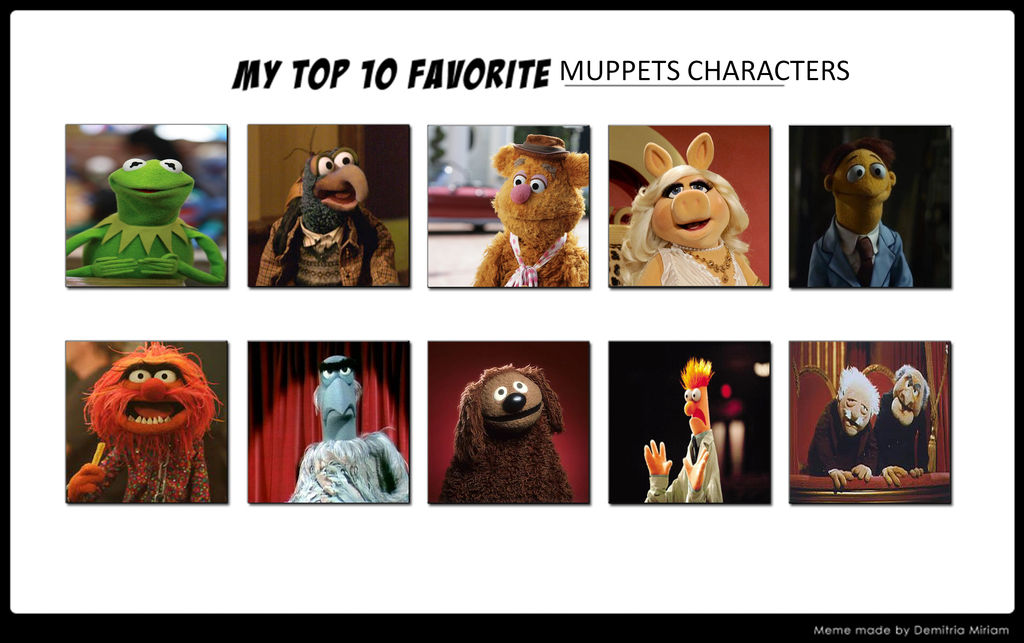 The Muppets Characters Names List