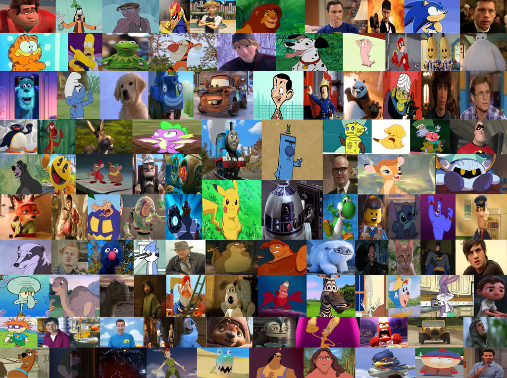 Characters Collages Deviantart Collage of My Favourite Male Characters by TheTrainMrMenPonyFan on ...