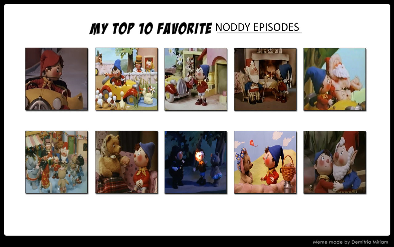 Noddy Rtp2 My Top 10 Favourite Noddy Episodes by TheTrainMrMenPonyFan on DeviantArt