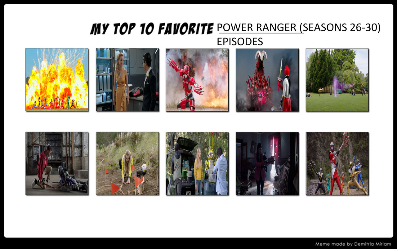 Power Ranger Tree Episode My Top 10 Favourite Power Ranger (S26-30) Episodes by ...