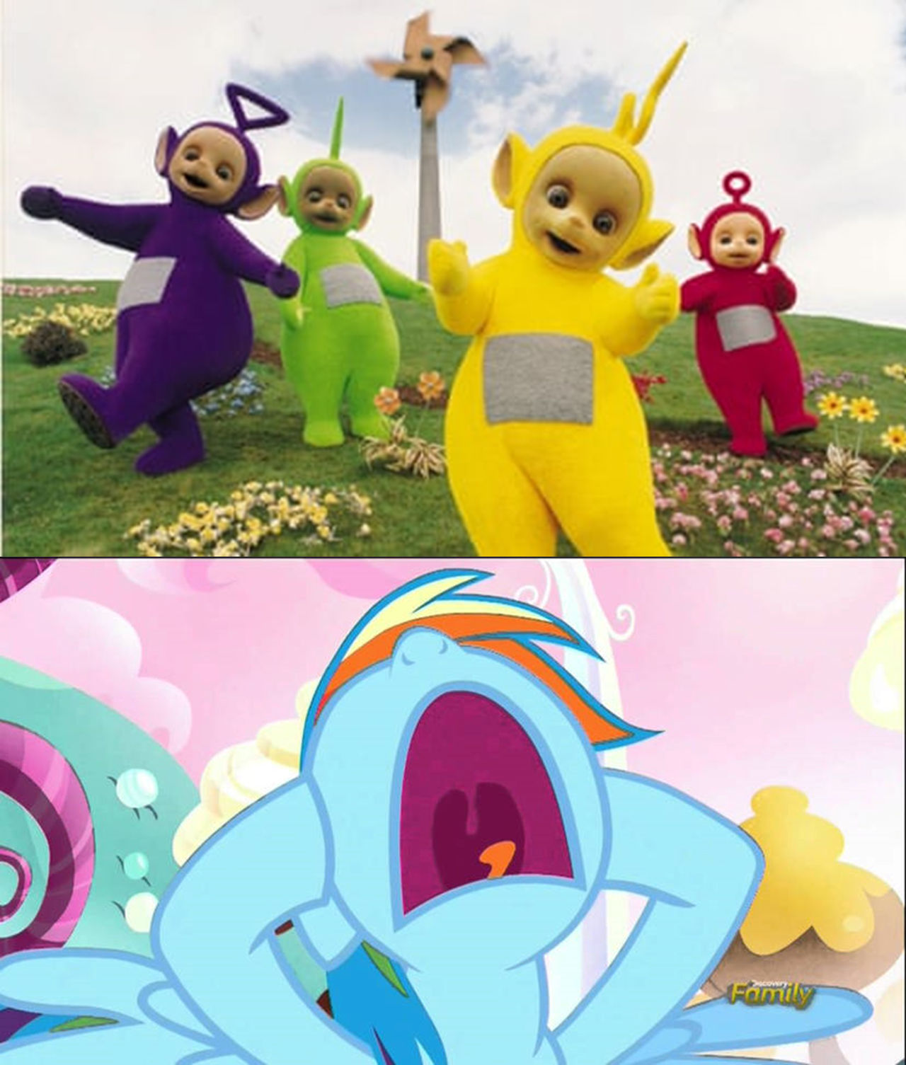 Rainbow Dash Can t Stand The Teletubbies By TheTrainMrMenPonyFan On rainbow-dash-can-t-stand-the-teletubbies-by-thetrainmrmenponyfan-on