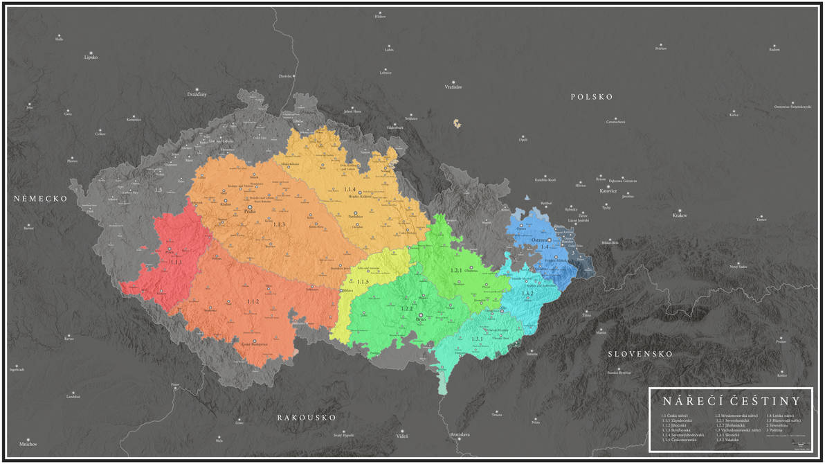Czech Republic Dialect Example Dialects of Czech by WendishAstronomer on DeviantArt