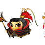 Lu Bu - Diao chan in Three Kingdoms version onions