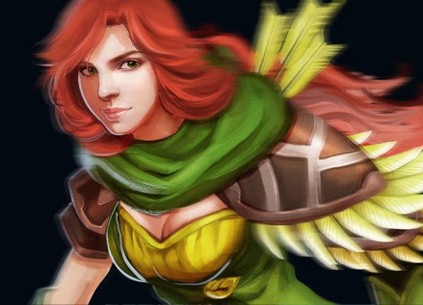 Fan art Wind Runner DotA2