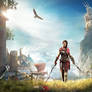 Assassin's Creed: Odyssey Key Art - Kassandra ver.
