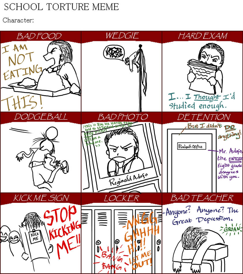 School Daze Meme by Chajiko on DeviantArt