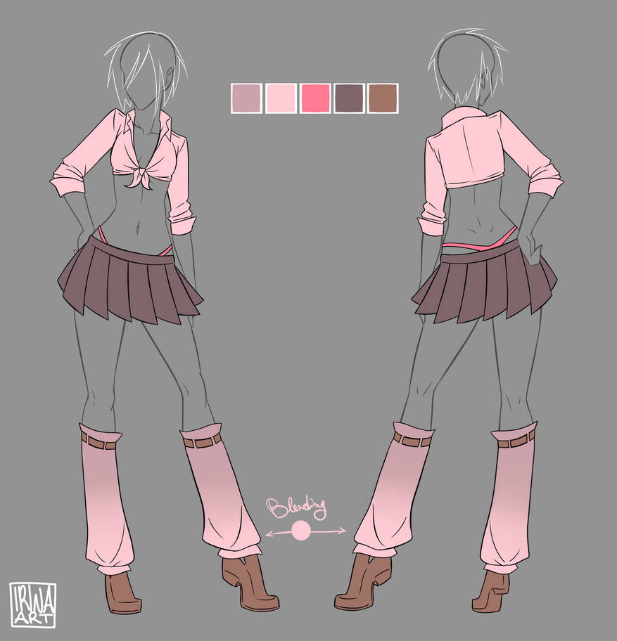 Commission::.. Female Sexy School Uniform by Izumi-sen on DeviantArt Commission::.. Female Sexy School Uniform by Izumi-sen on DeviantArt