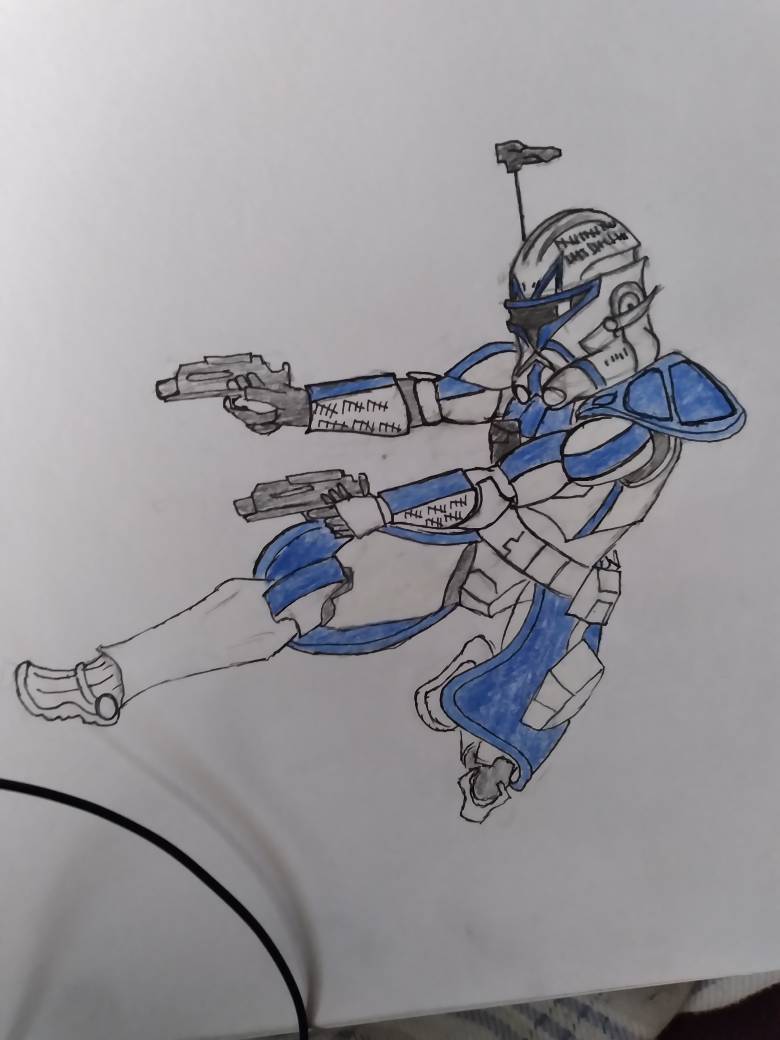 Cap Rex Scetch Captain Rex by SnarlingMoth12 on DeviantArt