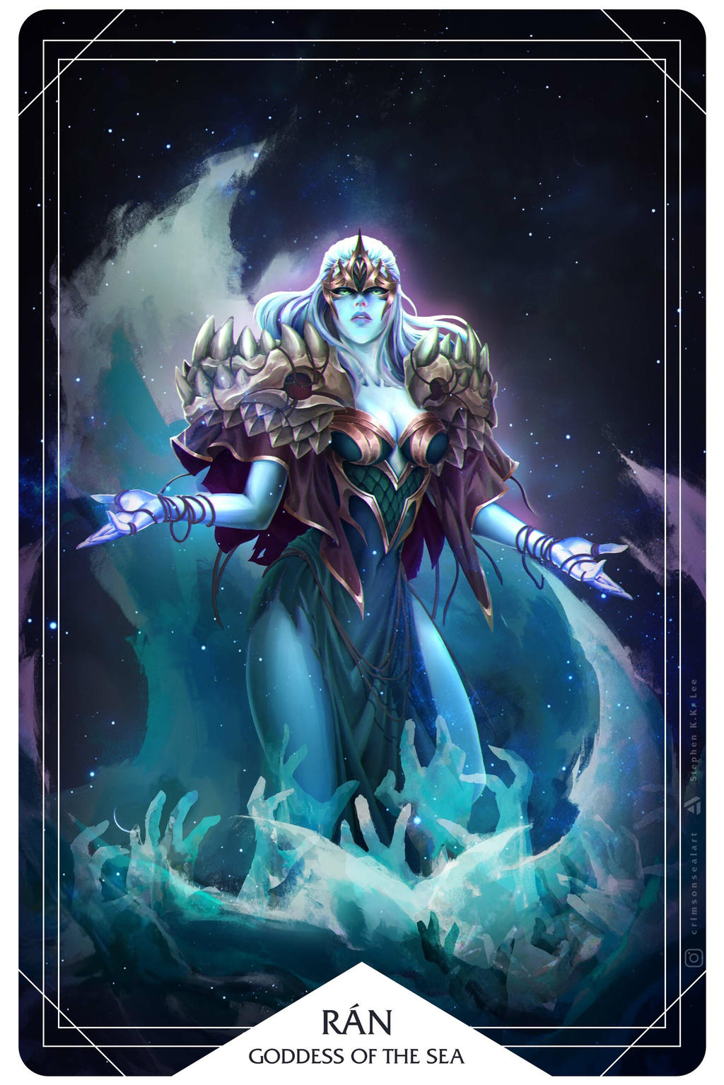 Goddess Ran Designs Norse God Ran by skklee-art on DeviantArt