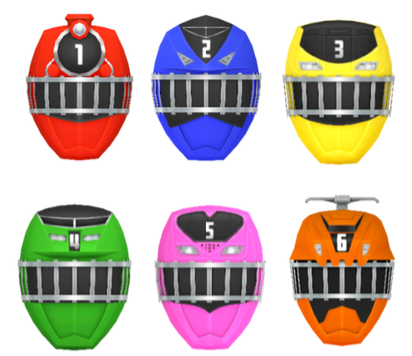 Power Rangers Rail Riders Helmets by 50thsupersentai on DeviantArt