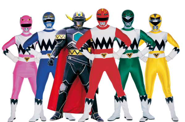 Power Rangers Lost Galaxy Team Render by 50thsupersentai on DeviantArt