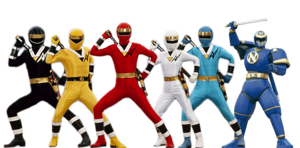 Mighty Morphin Alien Rangers Team Render by 50thsupersentai on DeviantArt