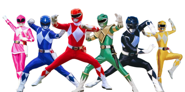 Mighty Morphin Power Rangers Team Render by 50thsupersentai on DeviantArt