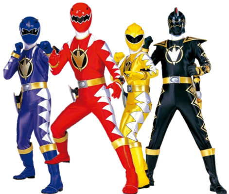 Power Rangers Dino Thunder Team Render by 50thsupersentai on DeviantArt