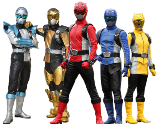 Power Rangers Beast Morphers Team Render by 50thsupersentai on DeviantArt