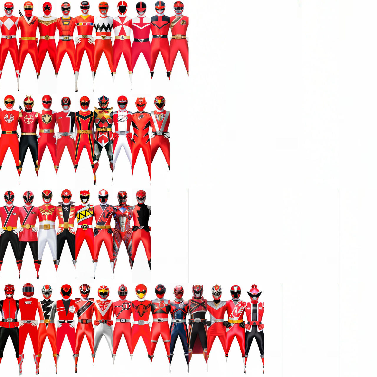 Destroydaah Red Ranger (Dbartoche) Forever Red Rangers by 50thsupersentai on DeviantArt