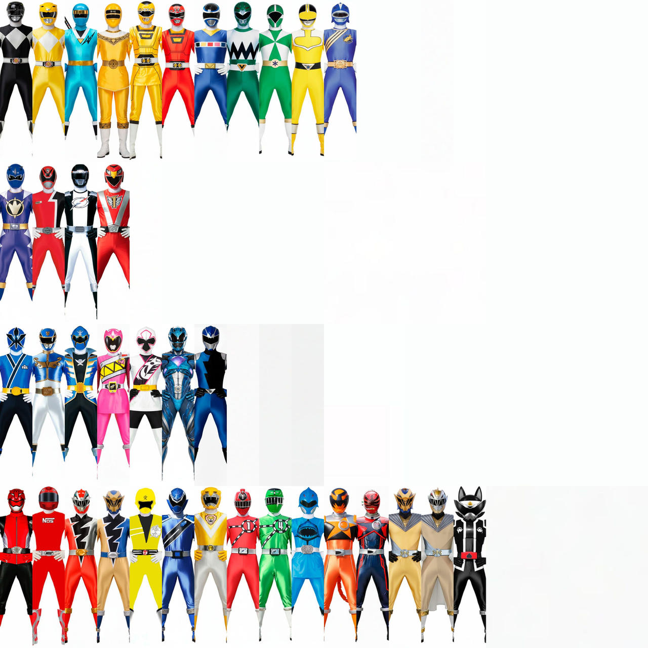 Hasbro Power Rangers Deviantart Black History Month of Power Rangers by 50thsupersentai on DeviantArt