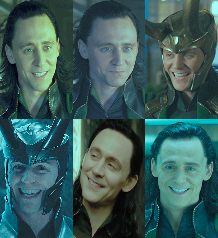 Loki smiles