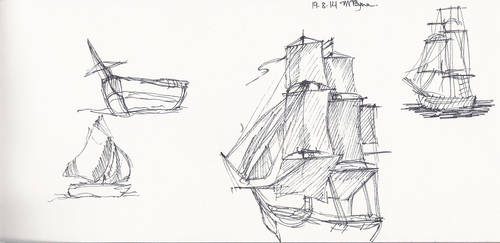 Ships sketch