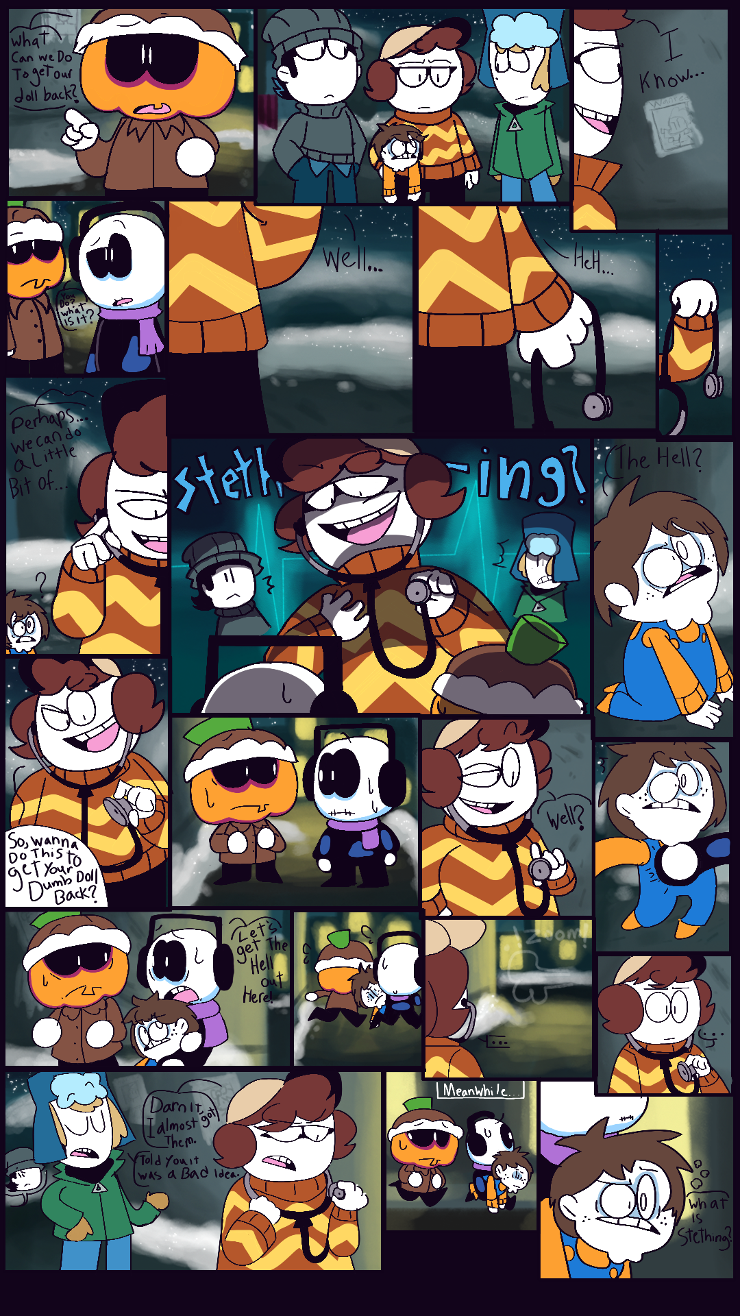 Almost Got Them (Spooky Month Comic) by Alexaisbeautiful2021 on