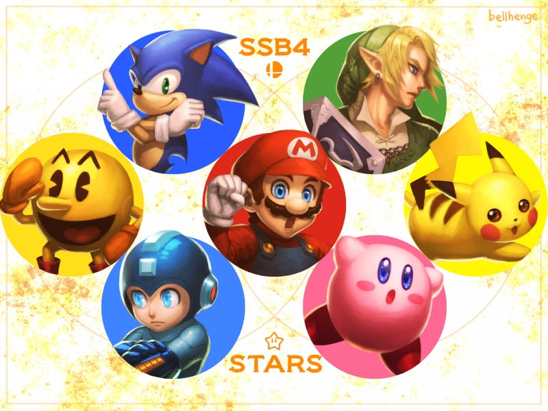 SSB4 Stars by bellhenge on DeviantArt