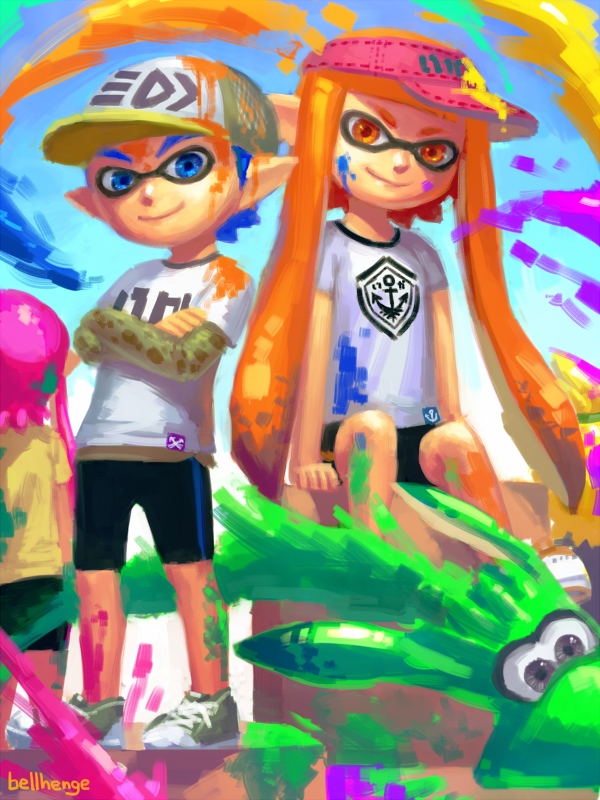 Splatoon Figure Deviantart Splatoon! by bellhenge on DeviantArt