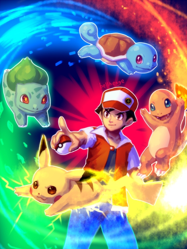 Red Pokemon Fan Art by Wallach1 on DeviantArt