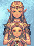 OoT Princess Zelda by bellhenge