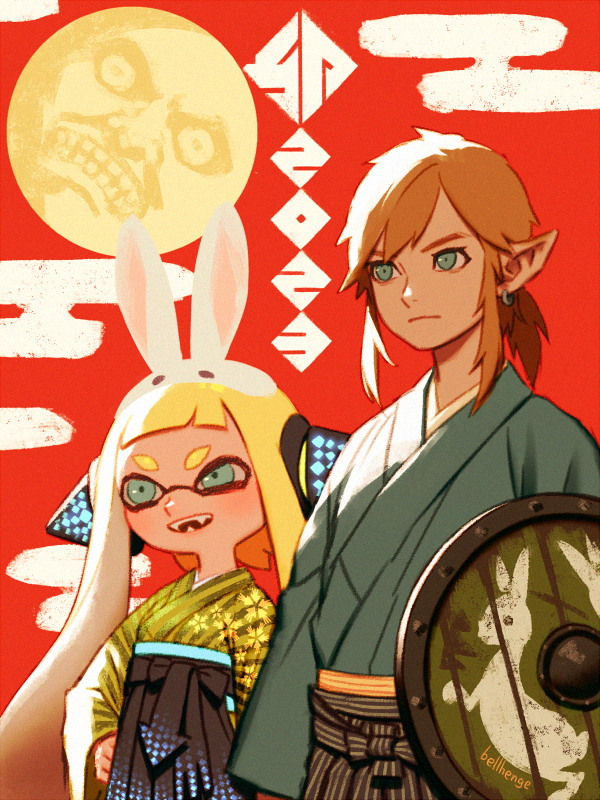 Link and Inkling by bellhenge on DeviantArt