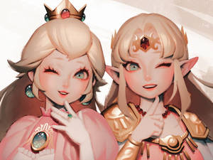 SSBU Peach and Zelda(2)