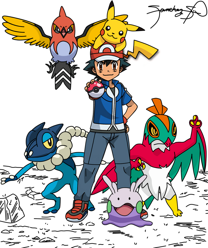 Ash'S Kalos Team By Samzkie29 On Deviantart