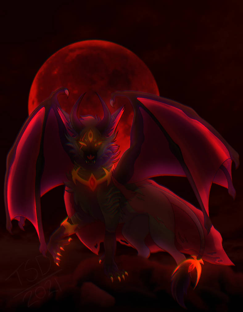 Vampire Blood Moon Python Code Vampiric Blood Moon by TheShrugDealer on DeviantArt