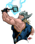 Thor Doodle by RansomGetty