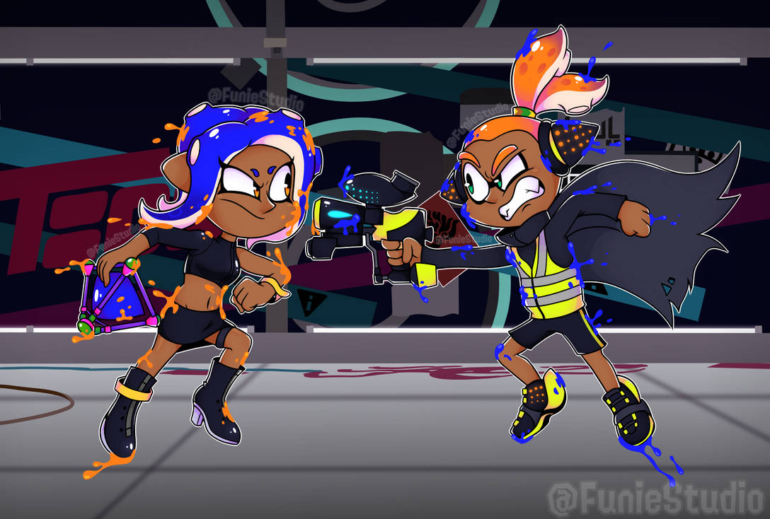 Agent 8 vs Agent 3 by Funie on DeviantArt