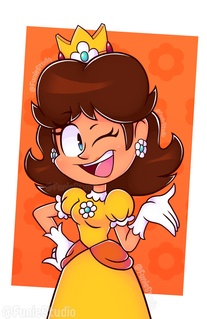 Princess Daisy by Funie on DeviantArt