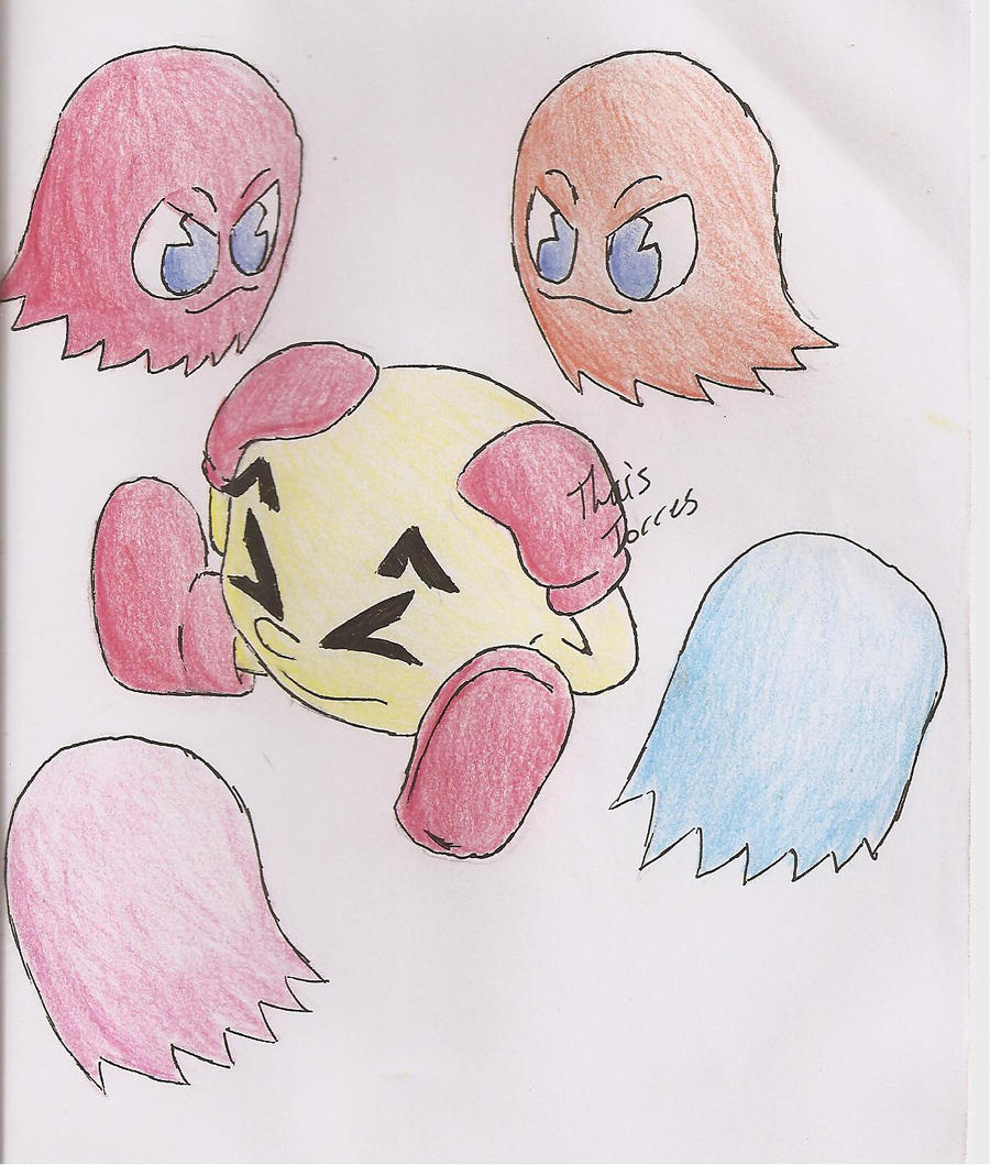 Pacverse Deviantart Pacman Gameover by Shiekralucario00 on DeviantArt
