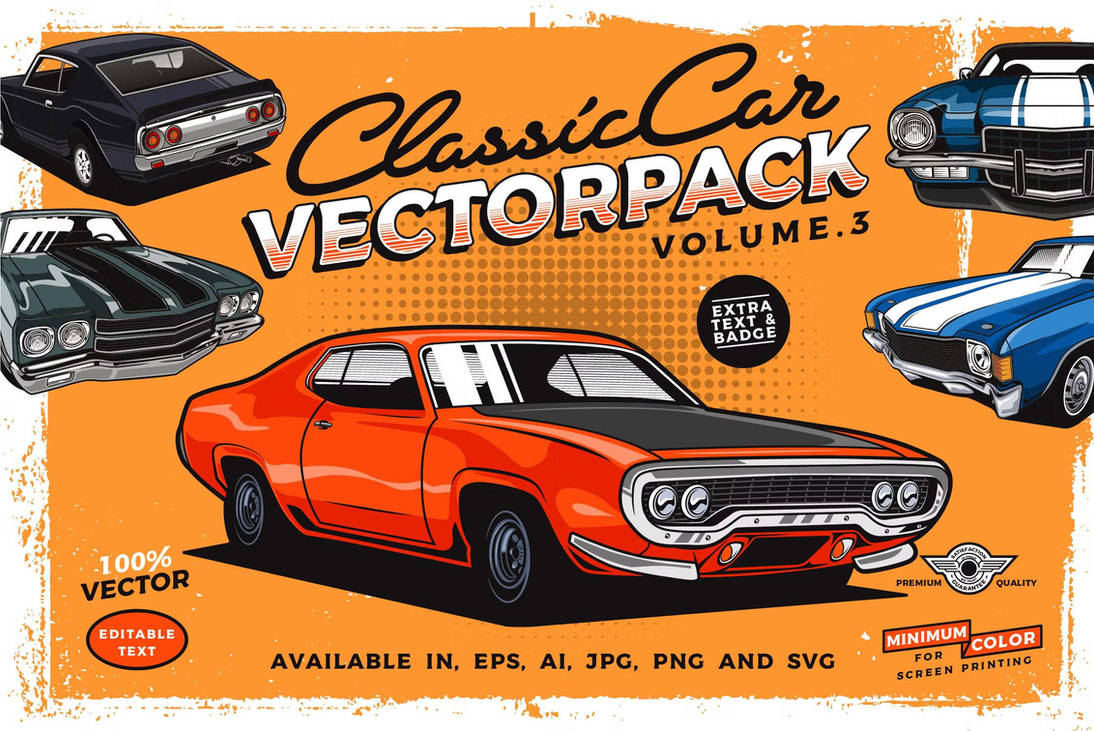 Vector Car Magazine Classic Car Vector Pack vol 3 by reennocan on DeviantArt